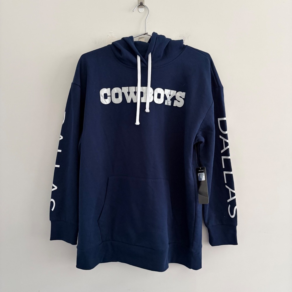 G-III 4Her Dallas Cowboys Womens Navy Blue Hoodie Sweatshirt XL NFL